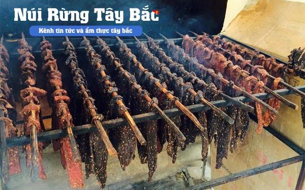 Thịt gác bếp – món quà quý đến từ dân tộc thái